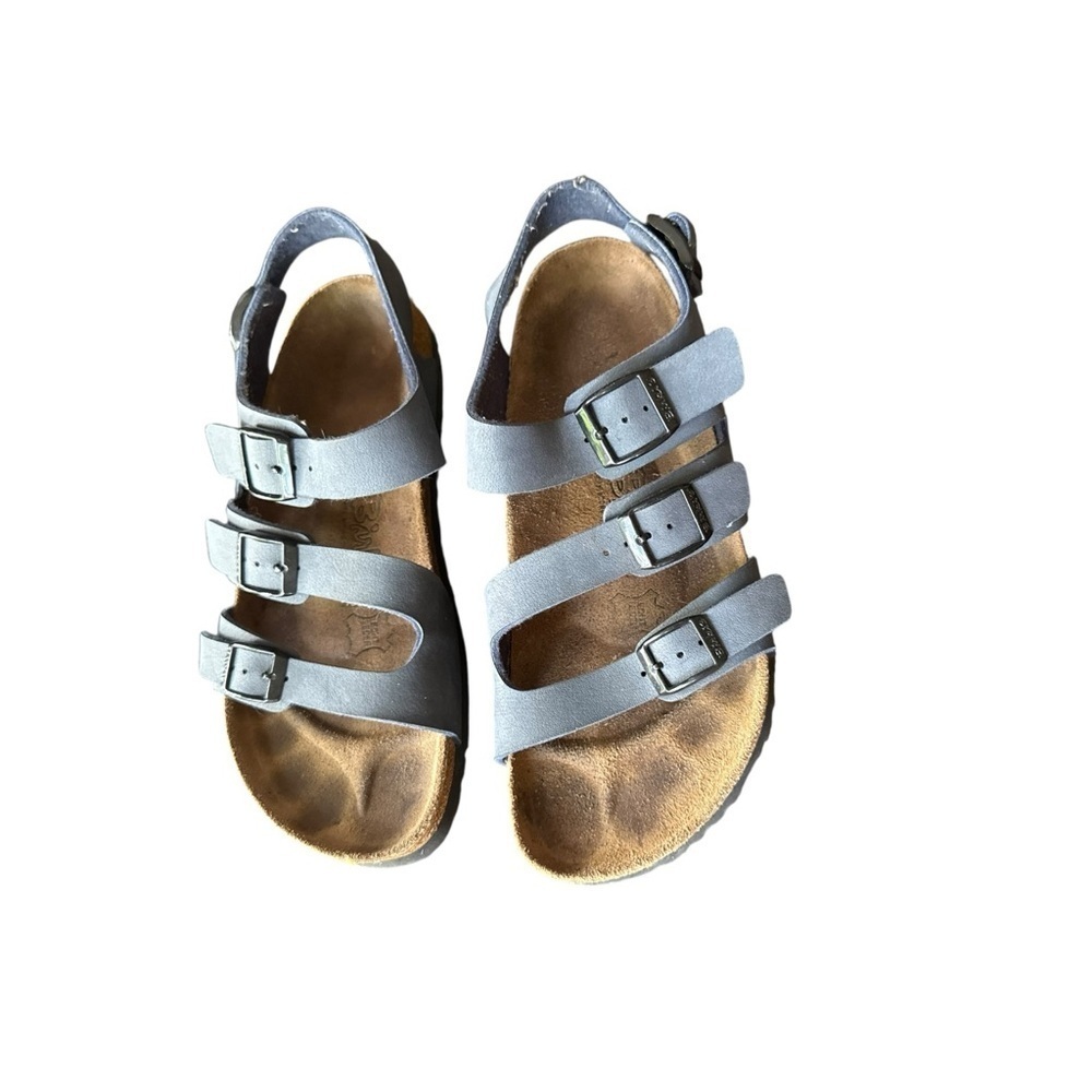 Birkis by Birkenstock Ellice Slingback Sandals Slate Blue Size  39 L8 M6 - Picture 7 of 15